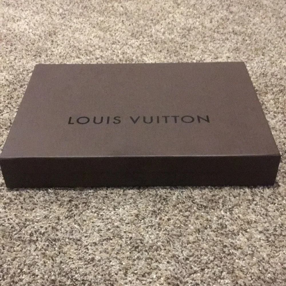 Authentic Louis Vuitton Brown Medium Box 15”x10”x2” Gift Box